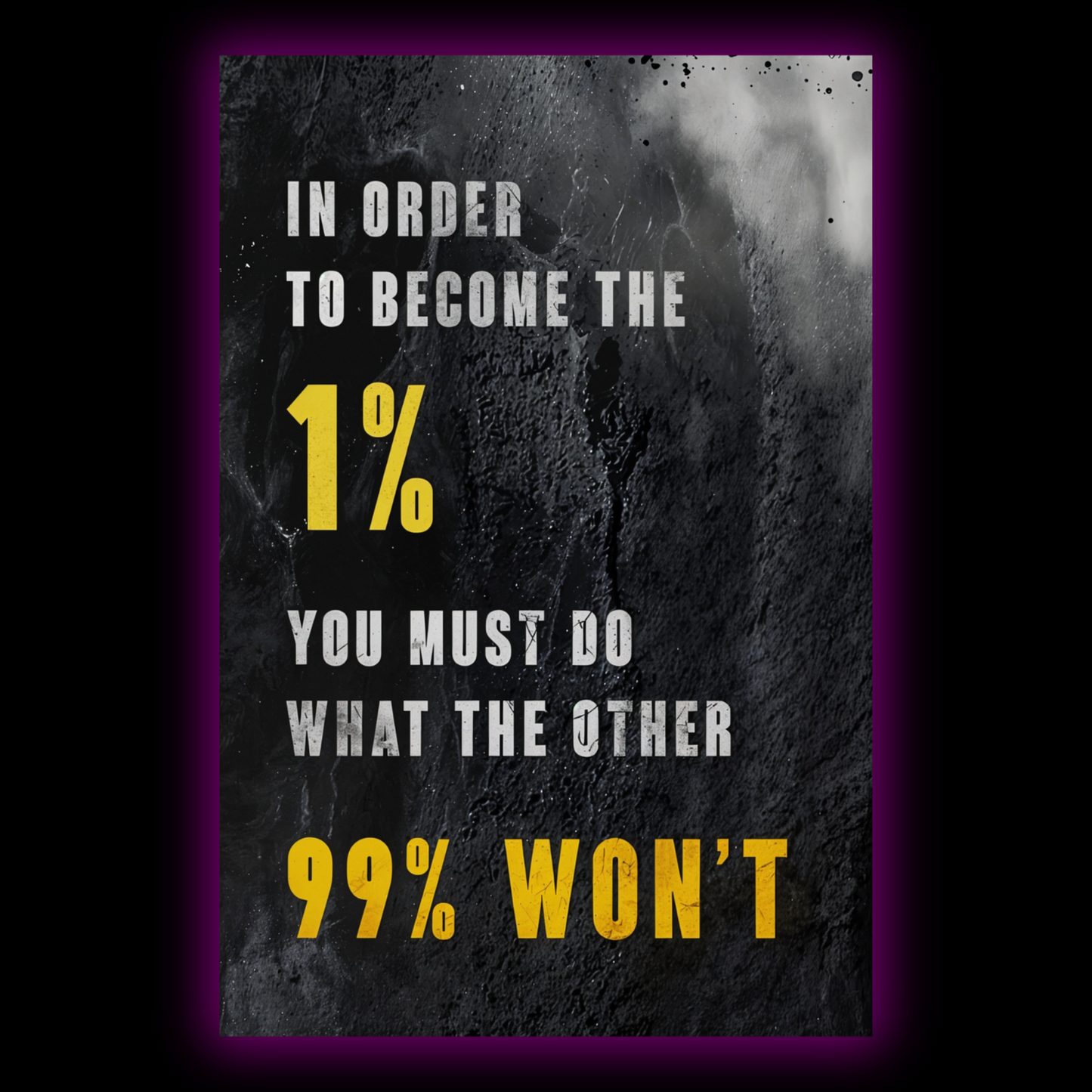 Become the 1% Canvas Art