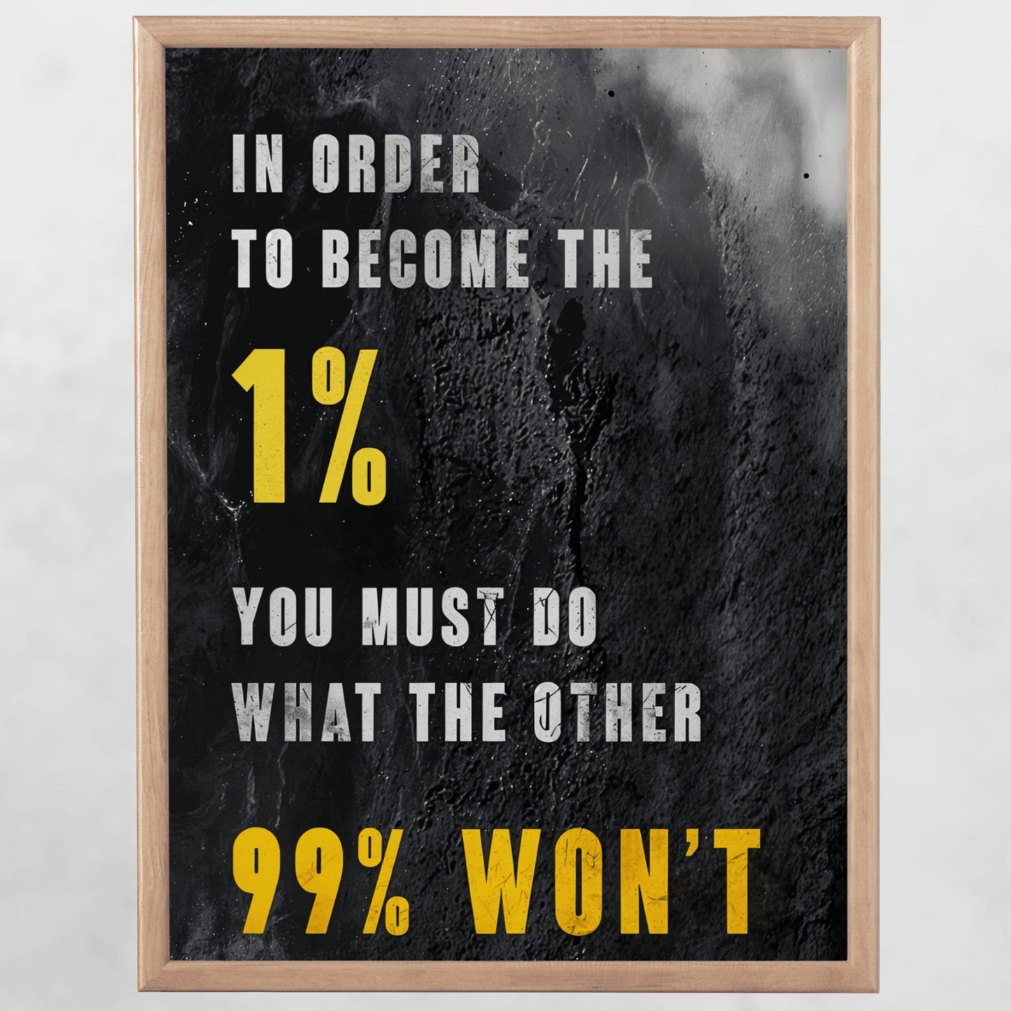 Become the 1% Canvas Art