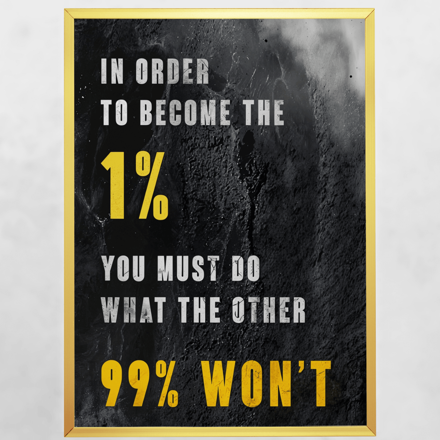 Become the 1% Canvas Art