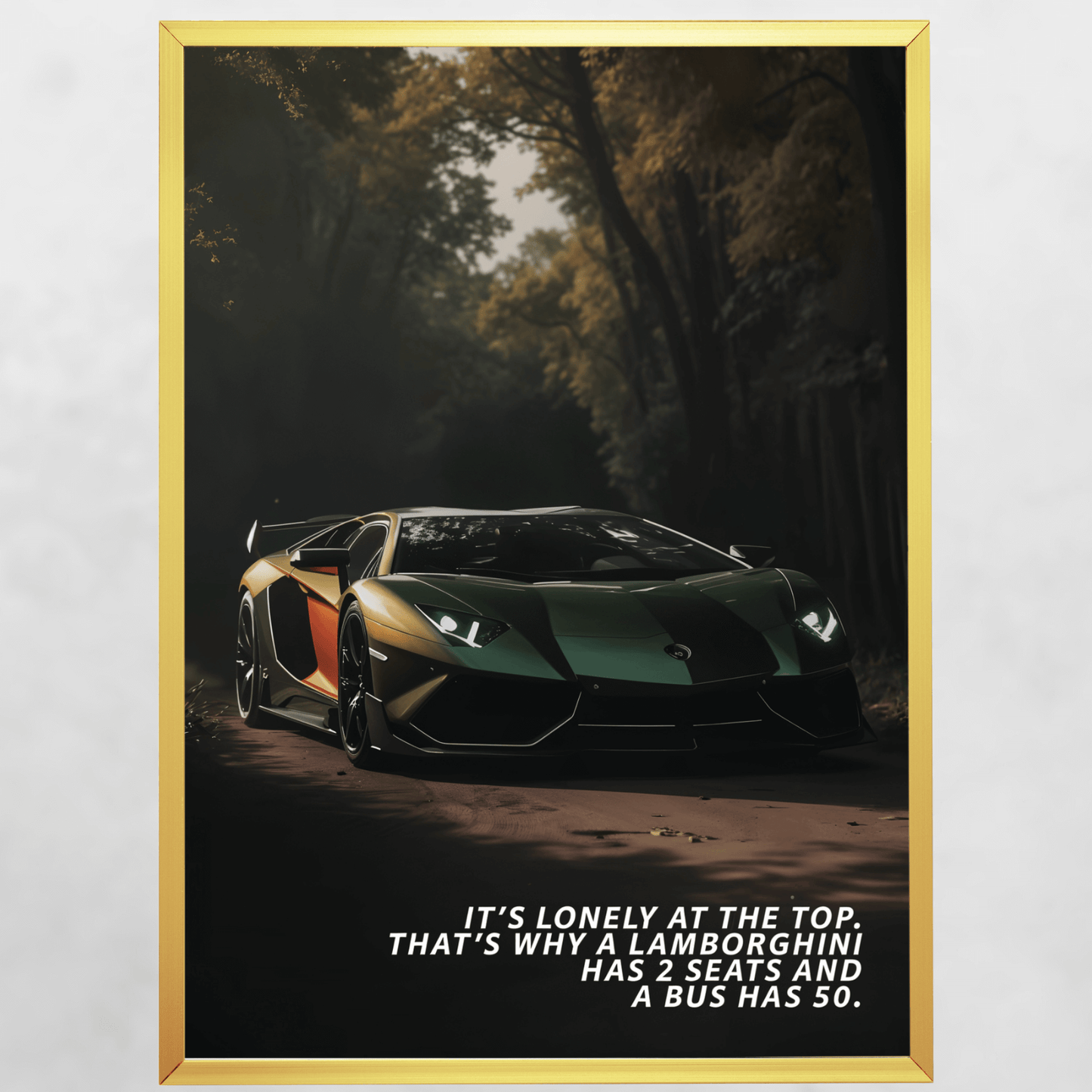 Lonely At The Top Canvas Art