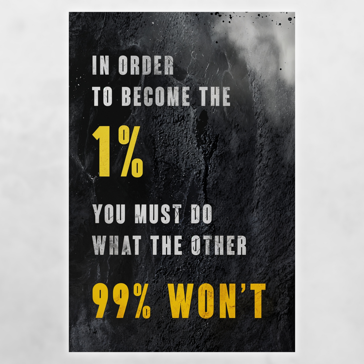 Become the 1% Canvas Art