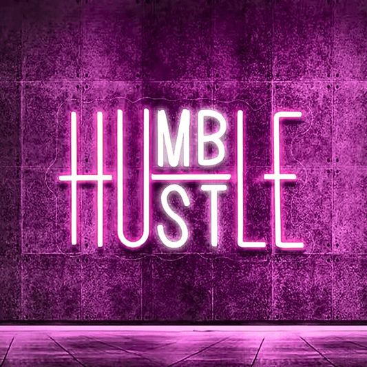 HUSTLE Led Wall Art