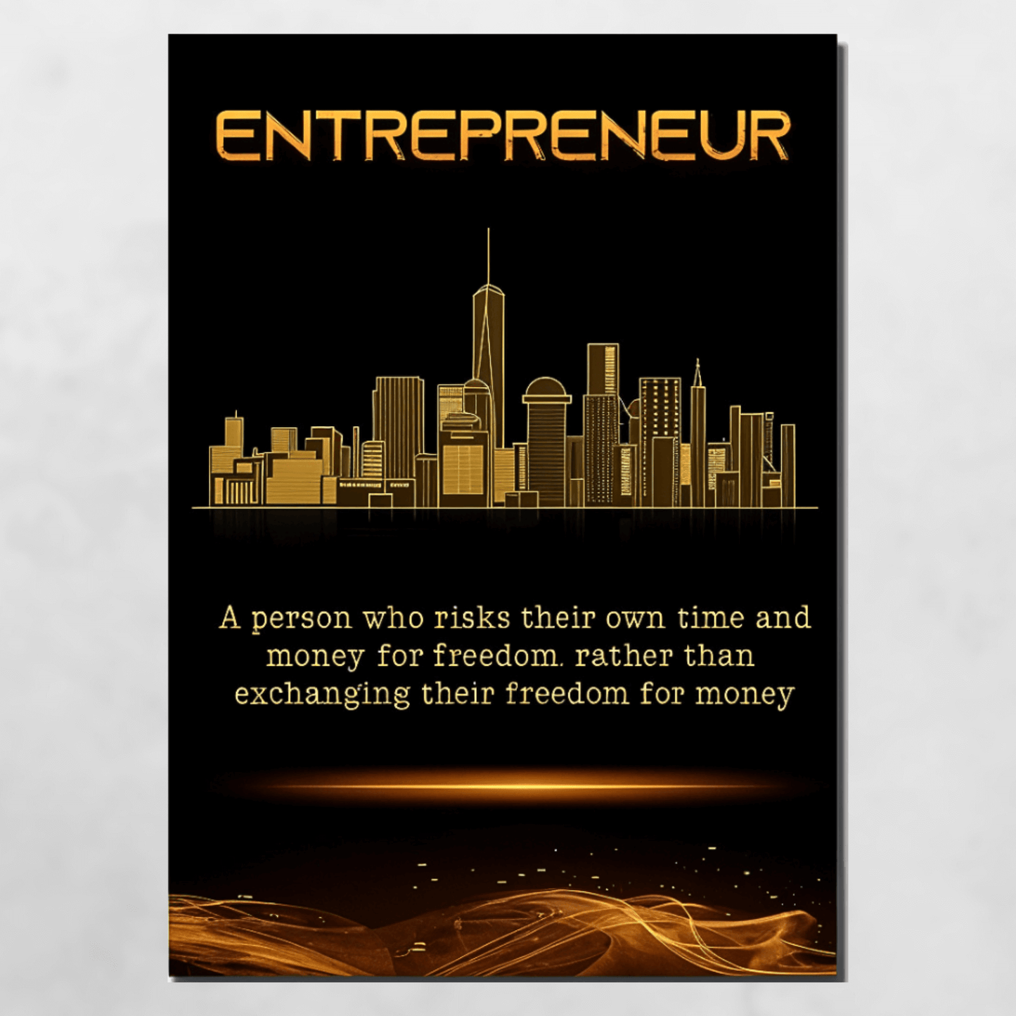 ENTREPRENEUR Canvas Art